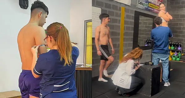 Jornadas de Antropometría en un gimnasio